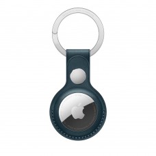 Шкіряний брелок з кільцем Apple Leather Key Ring Baltic Blue (MHJ23) для AirTag