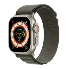 Ремінець Apple Alpine Loop Green для Apple Watch Ultra 49mm Ultra 49mm | 45mm | 44mm | 42mm Розмір M (MQE03)