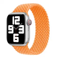 Ремінець Apple Braided Solo Loop Bright Orange (MQXN3) для Apple Watch 41mm | 40mm | 38mm Розмір 4