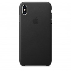 Шкіряний чохол Apple Leather Case Black (MRWT2) для iPhone XS Max