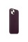 Шкіряний чохол Apple Leather Case with MagSafe Dark Cherry (MM143) для iPhone 13