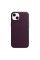 Шкіряний чохол Apple Leather Case with MagSafe Dark Cherry (MM143) для iPhone 13