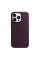 Шкіряний чохол Apple Leather Case with MagSafe Dark Cherry (MM1A3) для iPhone 13 Pro