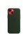 Шкіряний чохол Apple Leather Case with MagSafe Sequoia Green (MM0J3) для iPhone 13 mini