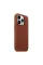 Шкіряний чохол Apple Leather Case with MagSafe Umber для iPhone 14 Pro (MPPK3)