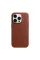 Шкіряний чохол Apple Leather Case with MagSafe Umber для iPhone 14 Pro (MPPK3)