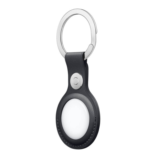 Шкіряний брелок з кільцем Apple Leather Key Ring Midnight (MMF93) для AirTag