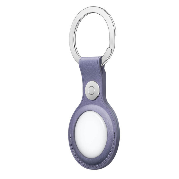 Шкіряний брелок з кільцем Apple Leather Key Ring Wisteria (MMFC3) для AirTag