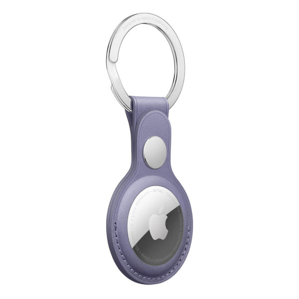 Шкіряний брелок з кільцем Apple Leather Key Ring Wisteria (MMFC3) для AirTag