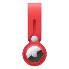 Шкіряний брелок-петля Apple Leather Loop Red (MK0V3) для AirTag