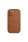 Шкіряний чохол-гаманець Apple Leather Sleeve with MagSafe Saddle Brown (MHYG3) для iPhone 12 Pro Max