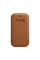 Шкіряний чохол-гаманець Apple Leather Sleeve with MagSafe Saddle Brown (MHYG3) для iPhone 12 Pro Max