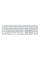 Клавіатура Apple Magic Keyboard with Touch ID and Numeric Keypad Silver US English (MK2C3)