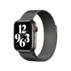 Металевий ремінець Apple Milanese Loop Graphite (ML743) для Apple Watch 41mm | 40mm | 38mm