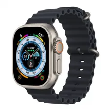 Ремінець Apple Ocean Band Midnight для Apple Watch Ultra 49mm Ultra 49mm | 45mm | 44mm | 42mm (MQEE3)