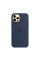 Силіконовий чохол Apple Silicone Case MagSafe Deep Navy (MHL43) для iPhone 12 | 12 Pro