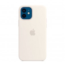 Силіконовий чохол Apple Silicone Case MagSafe White (MHL53) для iPhone 12 | 12 Pro