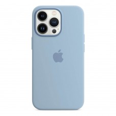 Силіконовий чохол Apple Silicone Case MagSafe Blue Fog (MN693) для iPhone 13 Pro Max