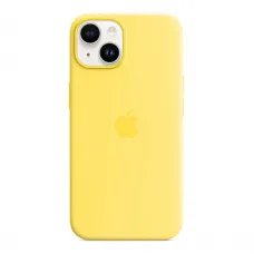 Силіконовий чохол Apple Silicone Case MagSafe Canary Yellow (MQU73) для iPhone 14 | 13