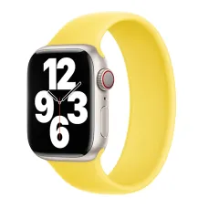 Силіконовий монобраслет Apple Solo Loop Canary Yellow для Apple Watch 41mm | 40mm | 38mm (MQUR3) Розмір 3