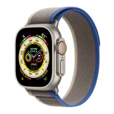 Ремінець Apple Trail Loop Blue/Gray для Apple Watch Ultra 49mm Ultra 49mm | 45mm | 44mm | 42mm Розмір M/L (MQEG3)