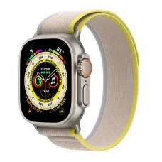 Ремінець Apple Trail Loop Yellow/Beige для Apple Watch Ultra Ultra 49mm | 45mm | 44mm | 42mm Розмір S/M (MQEG3)