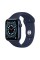 Смарт-годинник Apple Watch Series 6 GPS, 44mm Blue Aluminum Case with Deep Navy Sport Band (M00J3)