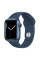 Смарт-годинник Apple Watch Series 7 GPS, 41mm Blue Aluminium Case with Abyss Blue Sport Band (MKN13)