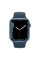 Смарт-годинник Apple Watch Series 7 GPS, 45mm Blue Aluminium Case with Blue Sport Band (MKN83)