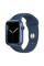 Смарт-годинник Apple Watch Series 7 GPS, 45mm Blue Aluminium Case with Blue Sport Band (MKN83)