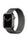 Смарт-годинник Apple Watch Series 7 GPS + Cellural, 45mm Graphite Stainless Steel Case with Graphite Milanese Loop (MKJJ3)